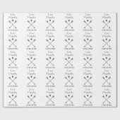 Leef gelukkig na cadeaupapier (Vlak)