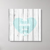 Leef gelukkig na canvas afdruk (Voorkant)