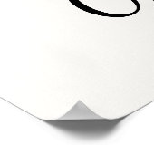 Leef goed en hou vaak van Modern Schrift Poster (Hoek)