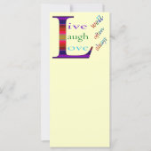 Leef goed, Laugh Vaak, Love Altijd by STaylor (Voorkant)