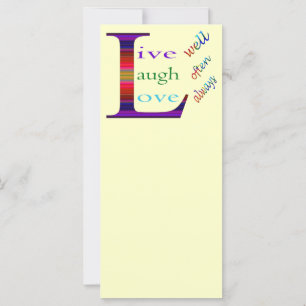 Leef goed, Laugh Vaak, Love Altijd by STaylor