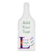 Leef goed, Laugh Vaak, Love Altijd by STaylor Snijplank (Voorkant)