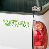 Leef groen bumpersticker (Op Truck)