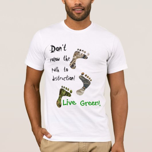 Leef Groen! T-shirt (Voorkant)
