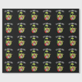 Leef Hard Core Grappige Avocado Rots Punt Donkere Cadeaupapier (Vlak)