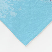 Leef het! - afdaling skiër fleece deken (Hoek)