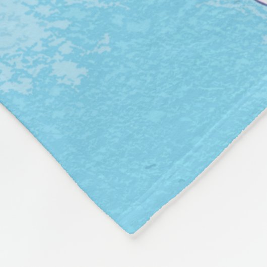 Leef het! - afdaling skiër fleece deken (Hoek)