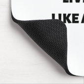 Leef het leven als een spel muismat (Hoek)