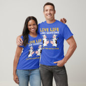 Leef het leven alsof iemand de poort open heeft ge t-shirt (Unisex)