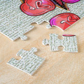 "Leef het Leven Groot" Kunstprint Legpuzzel (Zijkant)