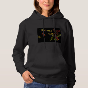 Leef het Leven Groot Woord Kunstprint Hoodie
