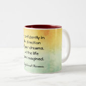 Leef het leven --- Koffie Mok (Voorkant rechts)