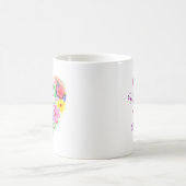 Leef het leven met al uw hartcitaat koffiemok (Center)