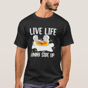 Leef het leven met de zon in de rug t-shirt