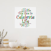 Leef het leven poster (Keuken)