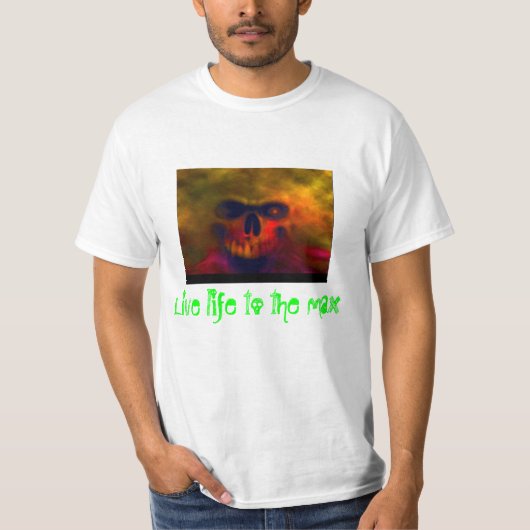 "Leef het leven tot het maximum" Kleding T-shirt (Voorkant)