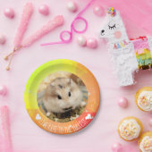 Leef het leven van de Volledigste Hammyville Hamst Papieren Bordje (Feest)