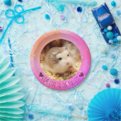 Leef het leven van de Volledigste Hammyville Hamst Papieren Bordje (Feest)