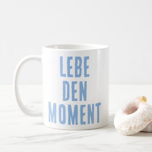 Leef het moment koffiemok (Met donut)