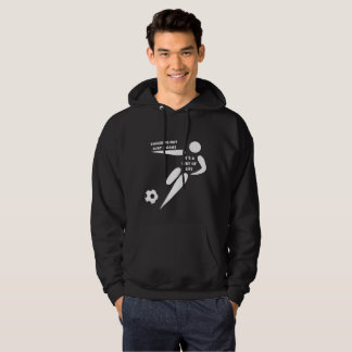 Leef het voetballeven hoodie