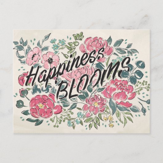 Leef in Bloom | Geluksbloei Briefkaart (Voorkant)