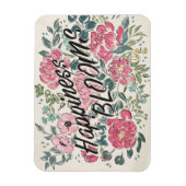 Leef in Bloom | Geluksbloei Magneet (Verticaal)