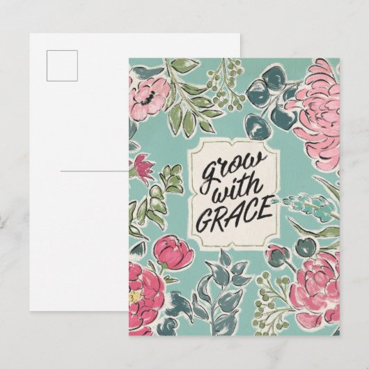 Leef in Bloom | Groei met Grace Briefkaart (Voorkant / Achterkant)