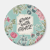 Leef in Bloom | Groei met Grace Magneet (Voorkant)
