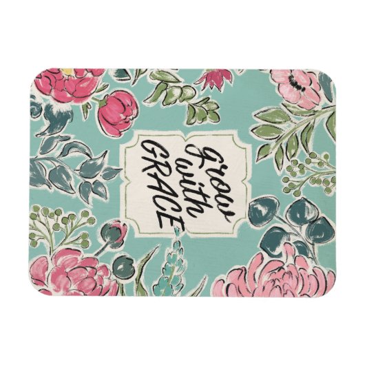 Leef in Bloom | Groei met Grace Magneet (Horizontaal)