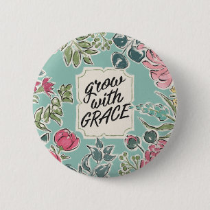 Leef in Bloom   Groei met Grace Ronde Button 5,7 Cm