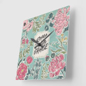 Leef in Bloom | Groei met Grace Vierkante Klok (Hoek)