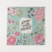 Leef in Bloom | Groei met Grace Wandkleed (Voorkant (horizontaal))