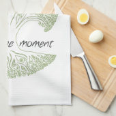 Leef in de Momentboom Theedoek (Quarter Fold)