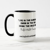 Leef in de Sunshine Emerson Quote Mok (Links)