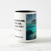 Leef in de Sunshine Emerson Quote Mok (Midden)