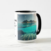 Leef in de Sunshine Emerson Quote Mok (Voorkant rechts)