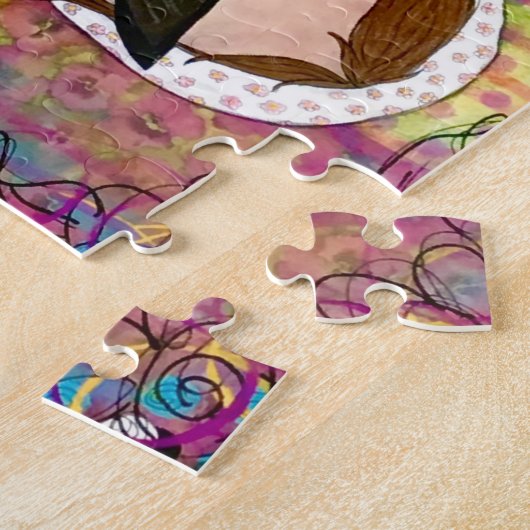 "Leef in de Sunshine-puzzel" Legpuzzel (Zijkant)