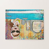 "Leef in de Sunshine-puzzel" Legpuzzel (Horizontaal)