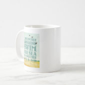 Leef in de zon koffiemok (Voorkant links)