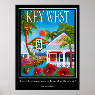 Leef in de zon poster