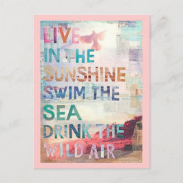 Leef in de Zonneschijn Briefkaart