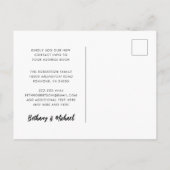 Leef in een Plaats die Uw Nieuwe Huis van de Bron  Aankondigingskaart (Achterkant)