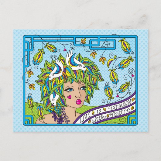 Leef in harmonie_ briefkaart (Voorkant)