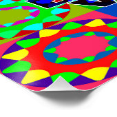 Leef in harmonie met moeder aarde. Word Vegan. Poster (Hoek)