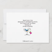 Leef in harmonie_plat kaart 7"x5" (Achterkant)