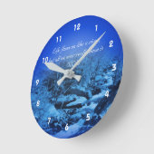 Leef in het Cadeau Inspirerend Ronde Klok (Hoek)