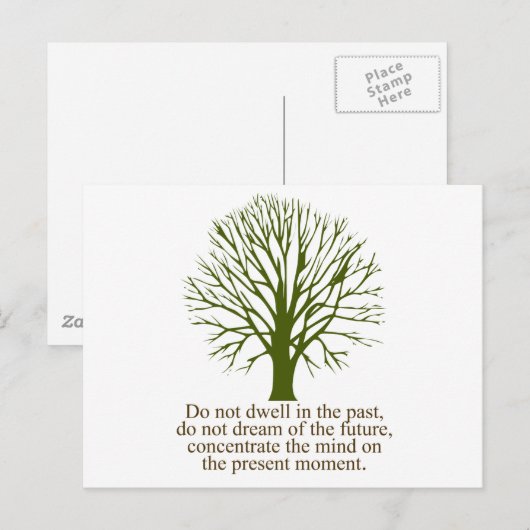 Leef in het Cadeau Moment Briefkaart (Voorkant / Achterkant)