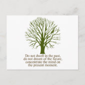 Leef in het Cadeau Moment Briefkaart (Voorkant)