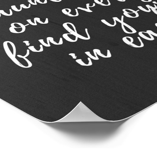 Leef in het Cadeau Thoreau Quote Poster (Hoek)