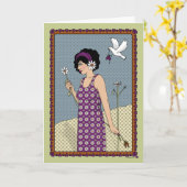 Leef in het moment_A_Greeting Kaart (Gele Bloem)